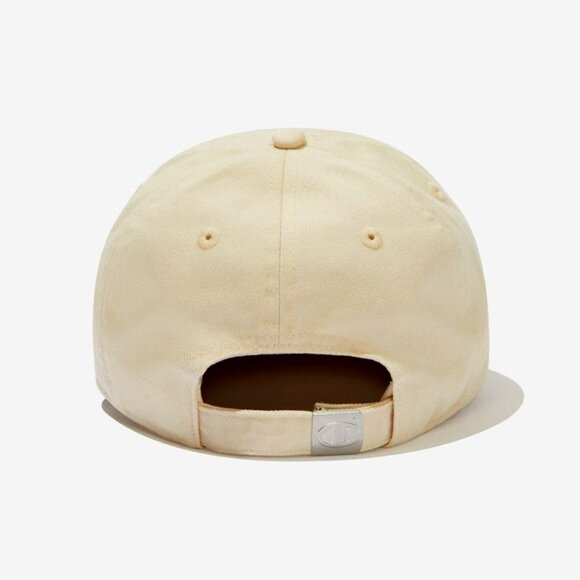 Champion Running Cap Hat Adult Unisex Adjustable One Size Cream Cotton NWT - Picture 4 of 5